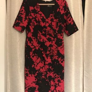 Adrianna Papell faux wrap dress